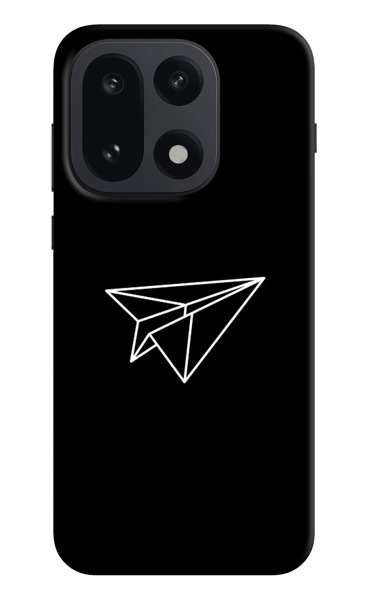 Paper Plane White OnePlus 15 Hard Case Back Cover by Casekaro