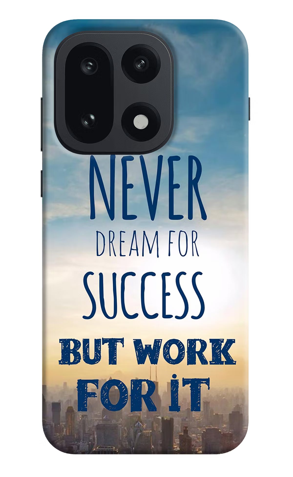 Never Dream For Success But Work For It OnePlus 15 Hard Case Back Cover by Casekaro