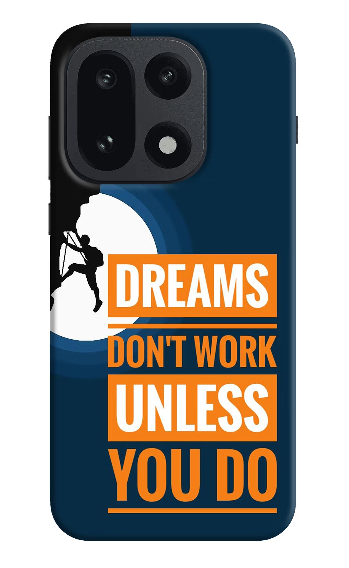 Dreams Don’T Work Unless You Do OnePlus 15 Hard Case Back Cover by Casekaro