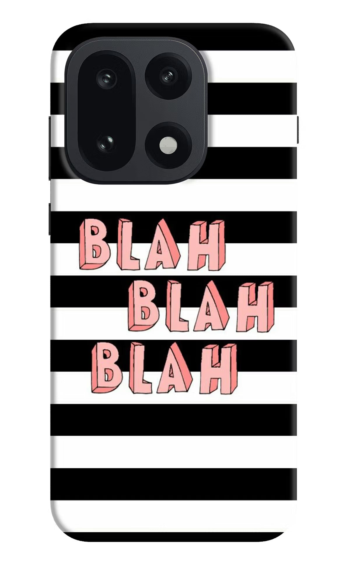 Blah Blah Blah OnePlus 15 Hard Case Back Cover by Casekaro