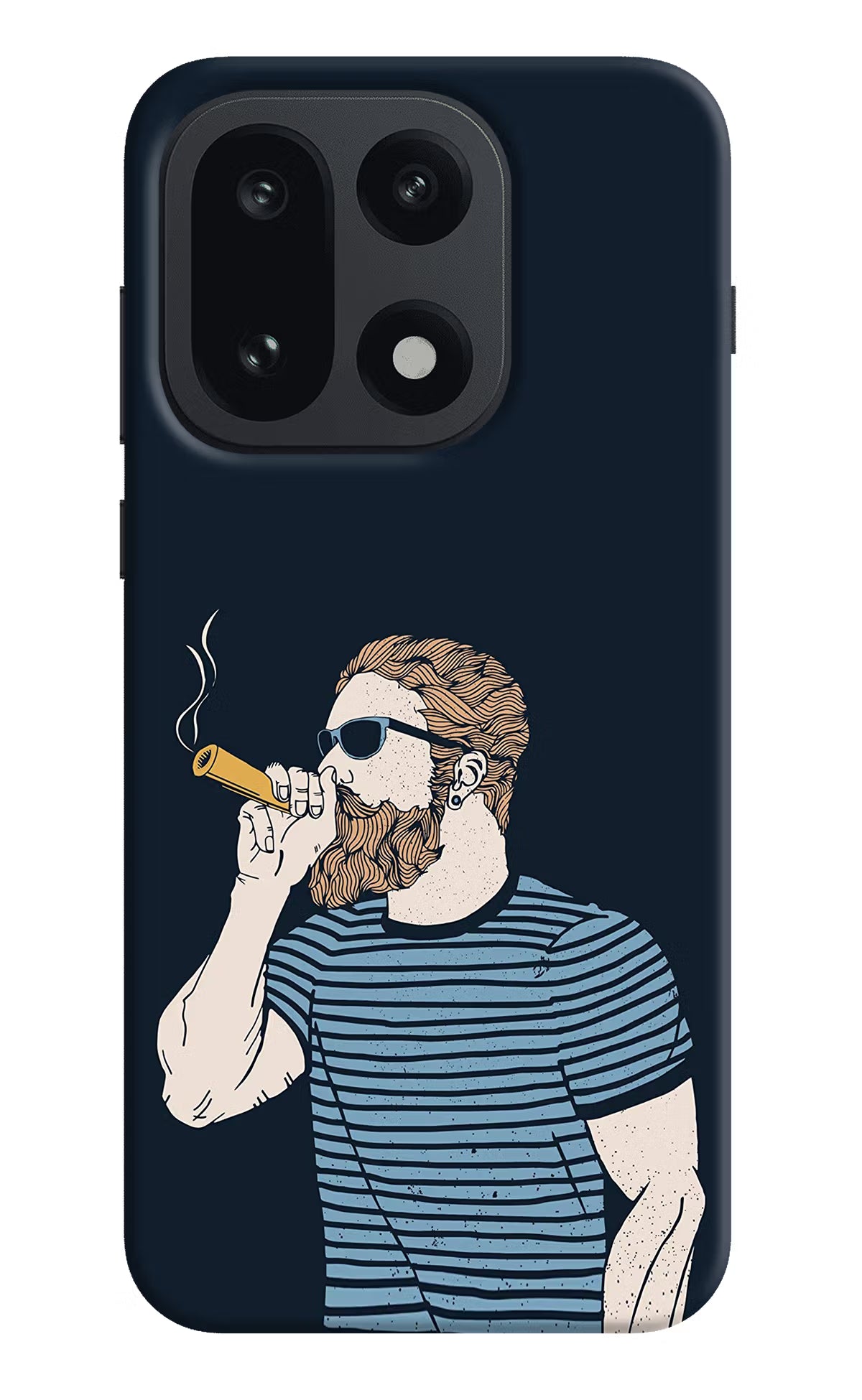 Smoking OnePlus 15 Hard Case Back Cover by Casekaro