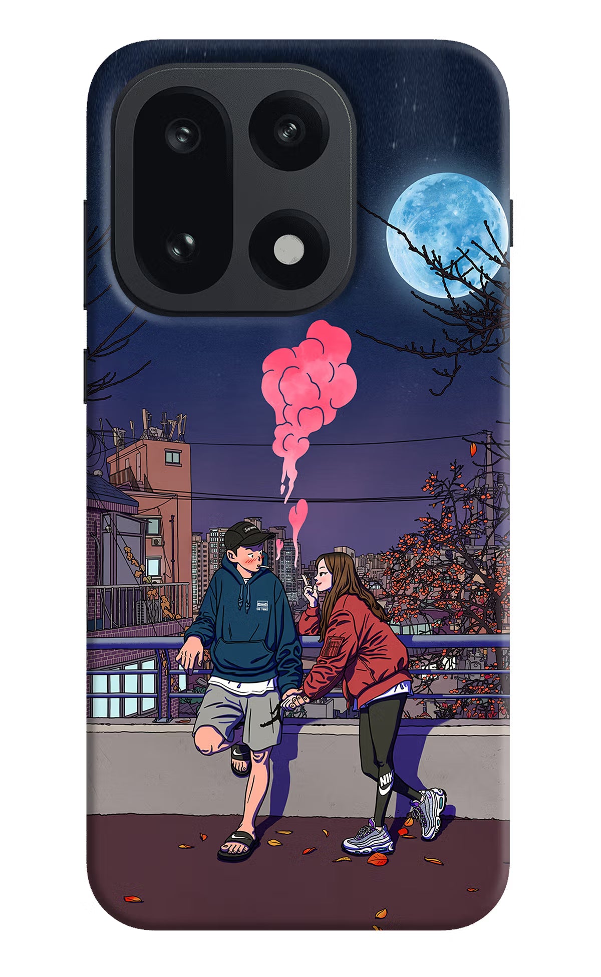 Chilling Couple OnePlus 15 Hard Case Back Cover by Casekaro