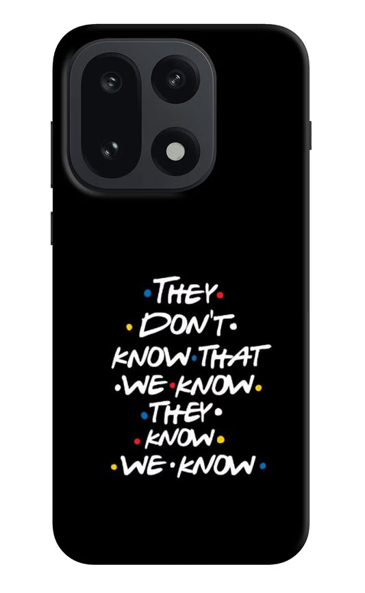 FRIENDS Dialogue OnePlus 15 Hard Case Back Cover by Casekaro