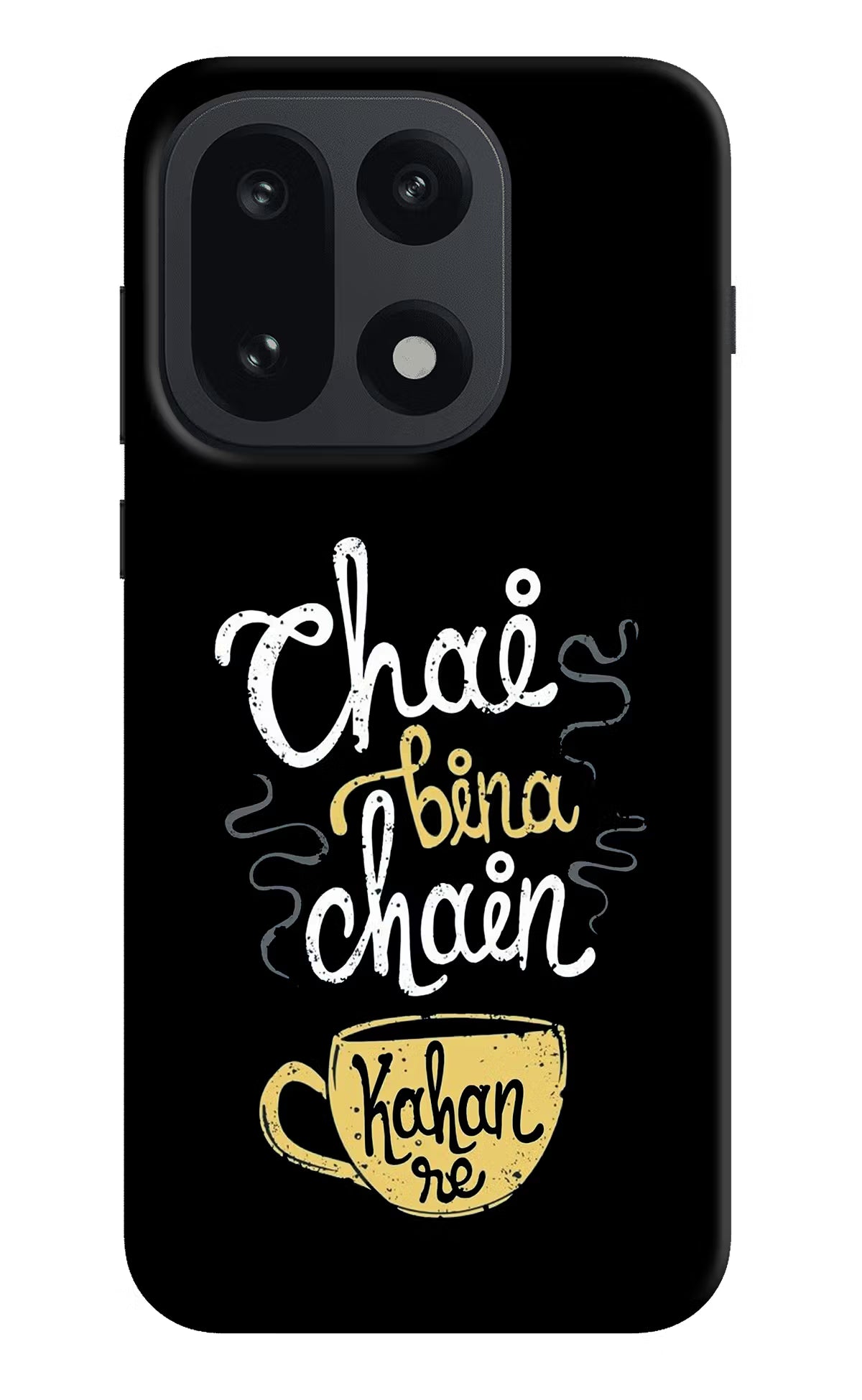 Chai Bina Chain Kaha Re OnePlus 15 Hard Case Back Cover by Casekaro