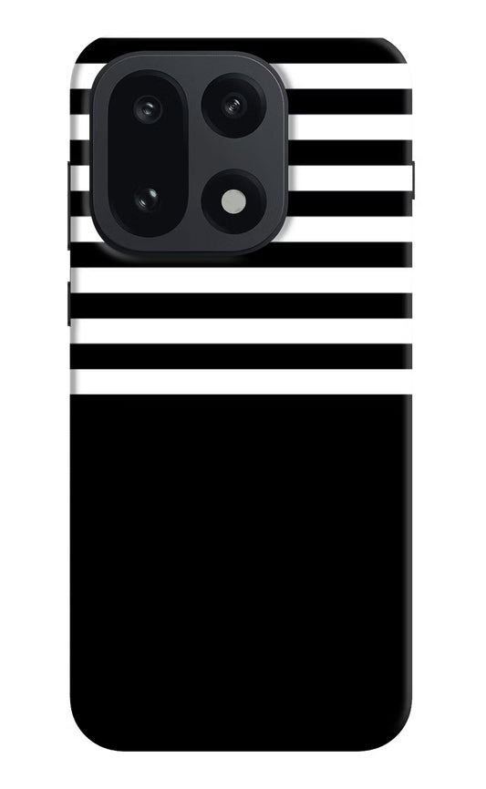 Black and White Print OnePlus 15 Hard Case Back Cover by Casekaro