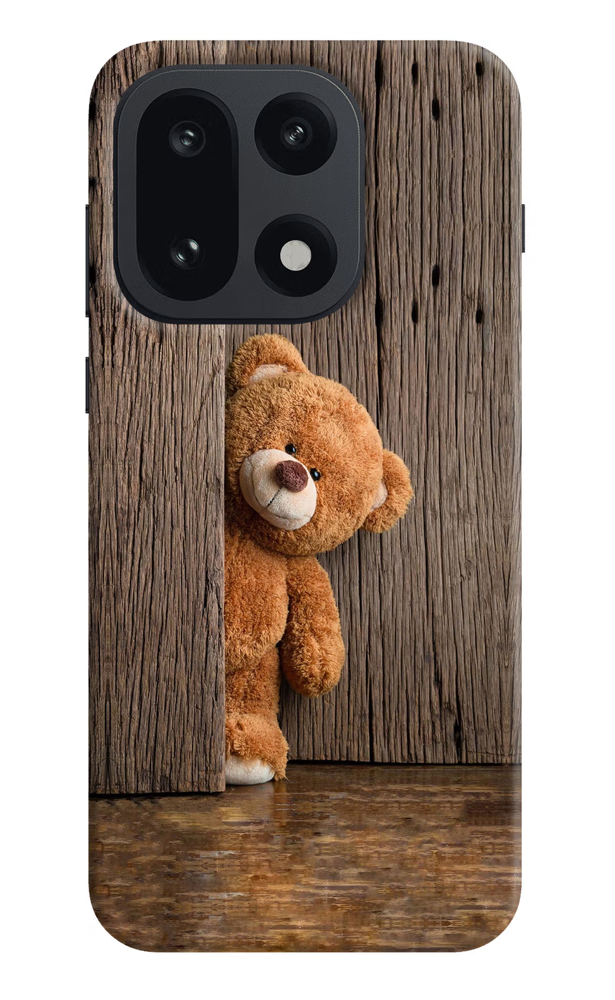Teddy Wooden OnePlus 15 Hard Case Back Cover by Casekaro