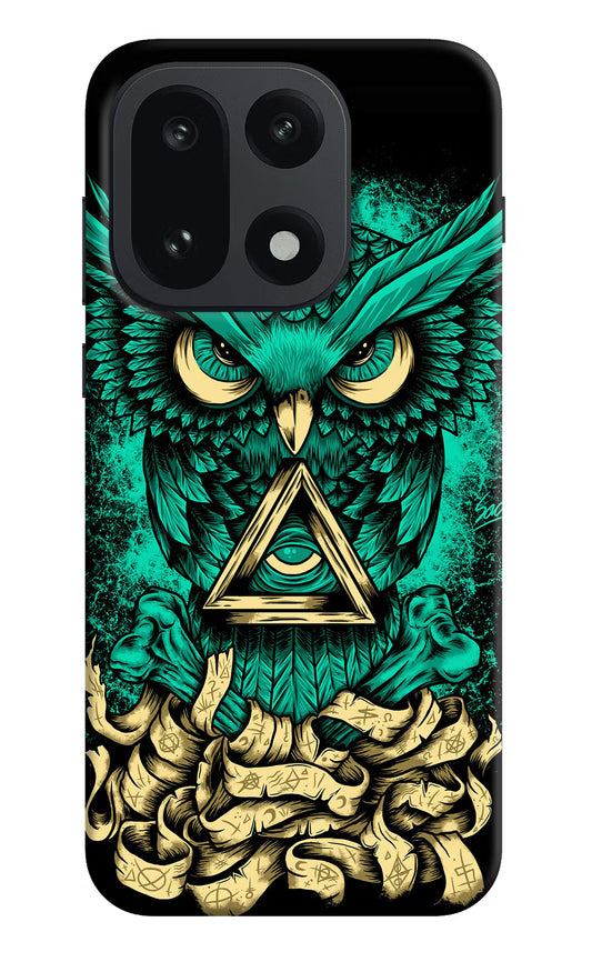 Green Owl OnePlus 15 Hard Case Back Cover by Casekaro