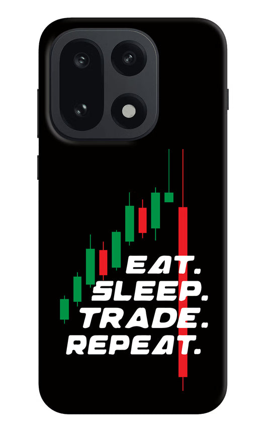 Eat Sleep Trade Repeat OnePlus 15 Hard Case Back Cover by Casekaro