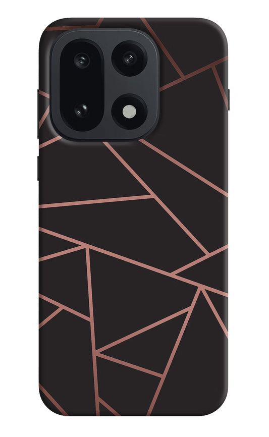 Geometric Pattern OnePlus 15 Hard Case Back Cover by Casekaro