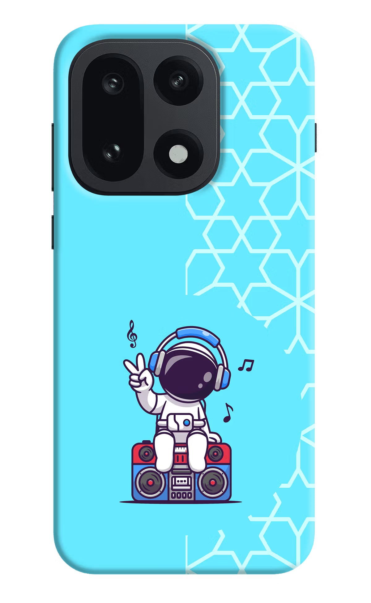 Cute Astronaut Chilling OnePlus 15 Hard Case Back Cover by Casekaro