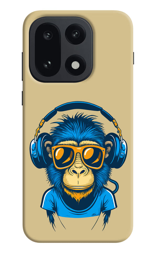 Monkey Headphone OnePlus 15 Hard Case Back Cover by Casekaro