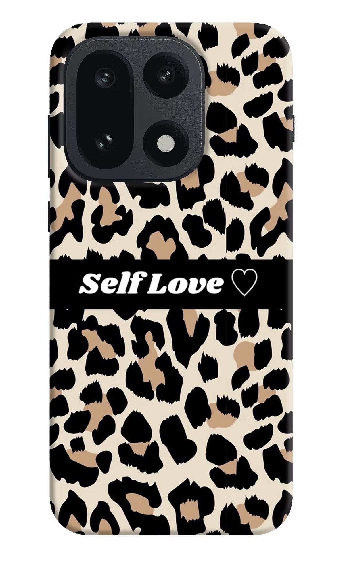Leopard Print Self Love OnePlus 15 Hard Case Back Cover by Casekaro