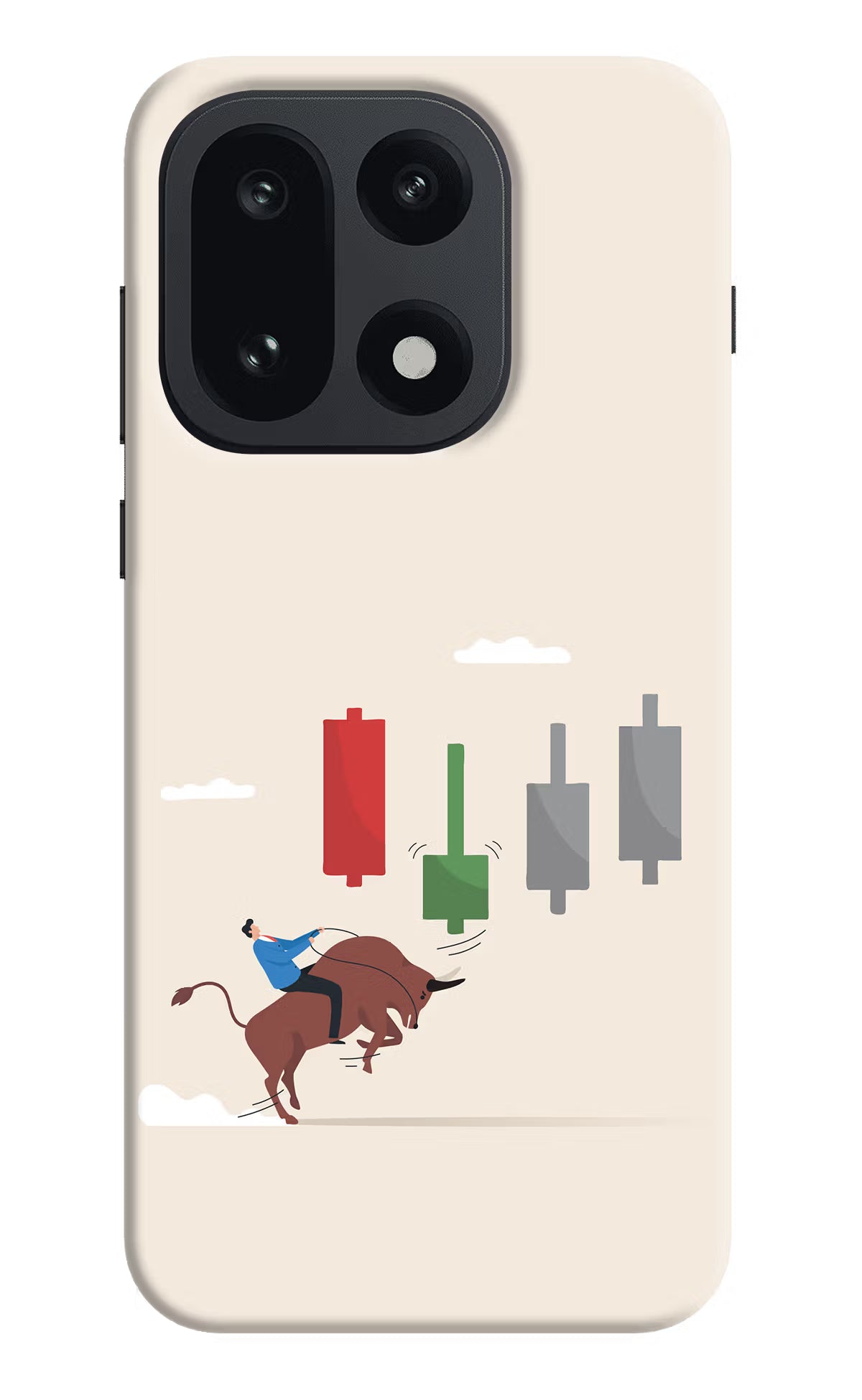 Bull Trading Momentum OnePlus 15 Hard Case Back Cover by Casekaro