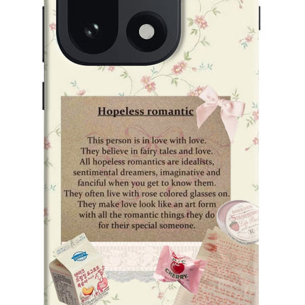 Hopeless Romantic OnePlus 15 Hard Case Back Cover by Casekaro