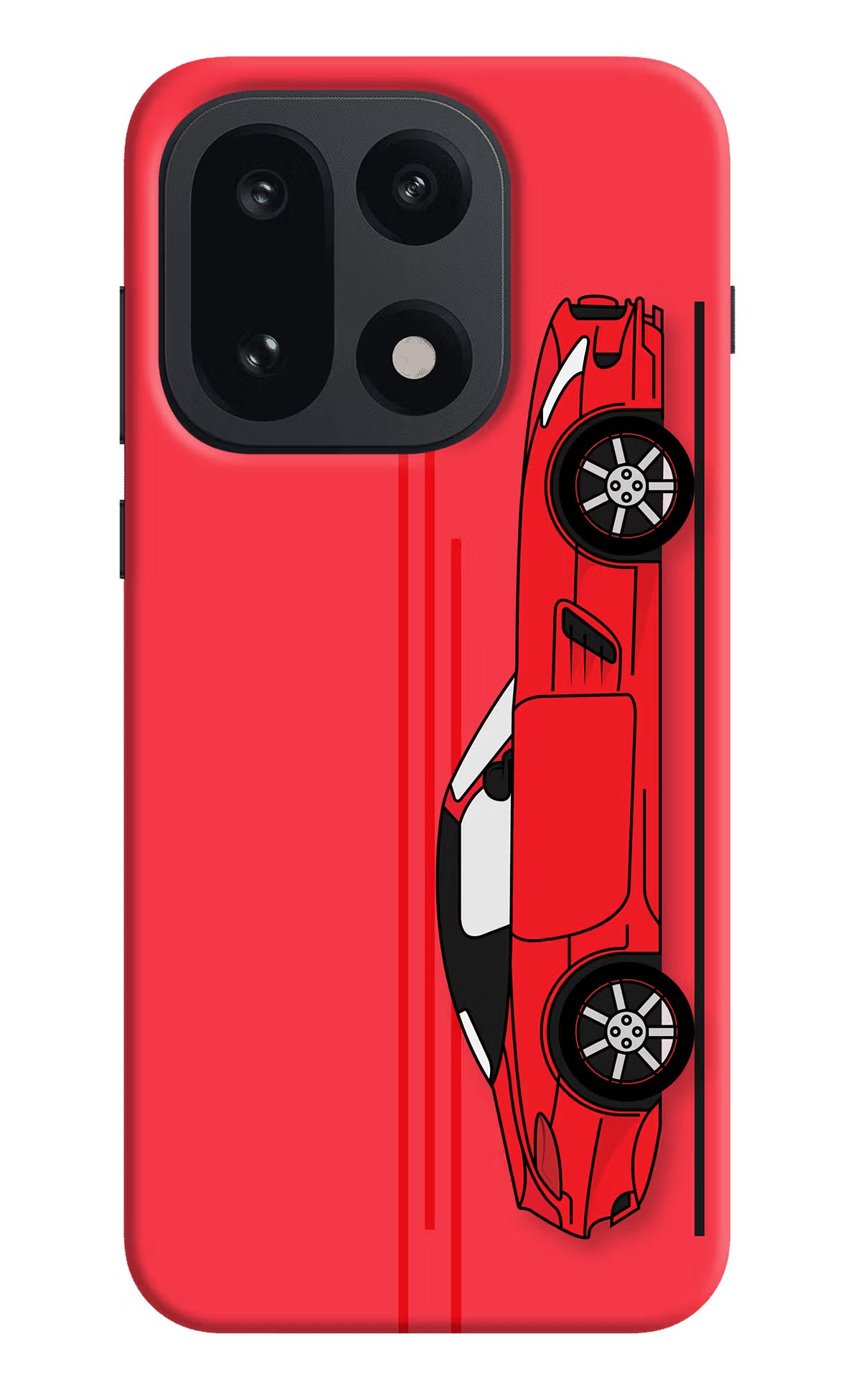 Red Velocity OnePlus 15 Hard Case Back Cover by Casekaro