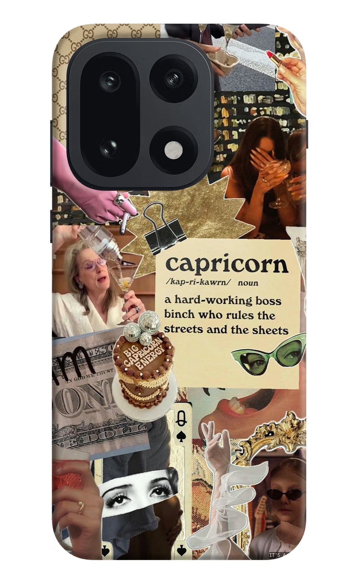 Capricorn Zodiac OnePlus 15 Hard Case Back Cover by Casekaro
