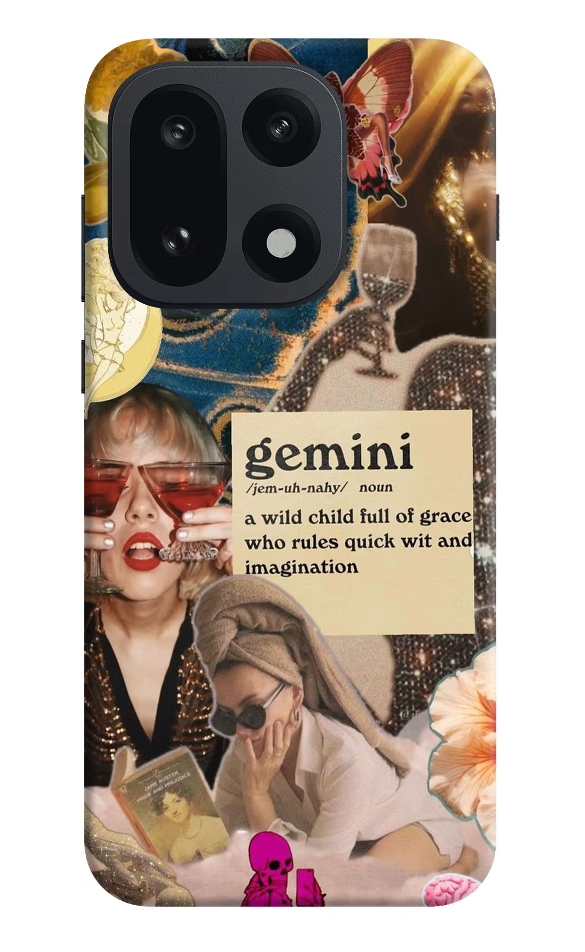 Gemini Zodiac OnePlus 15 Hard Case Back Cover by Casekaro