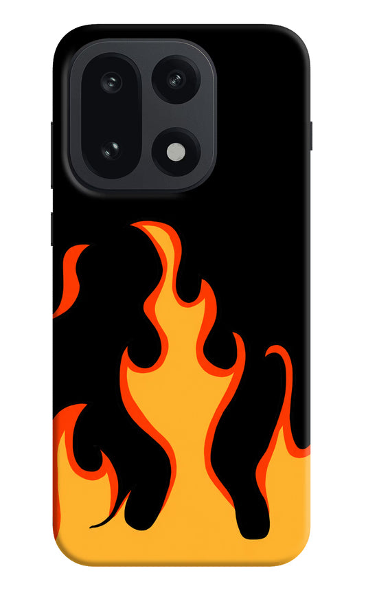 Fired Up – Black OnePlus 15 Hard Case Back Cover by Casekaro