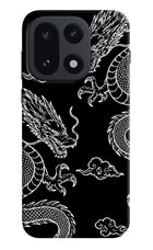 Twin Dragons OnePlus 15 Hard Case Back Cover by Casekaro