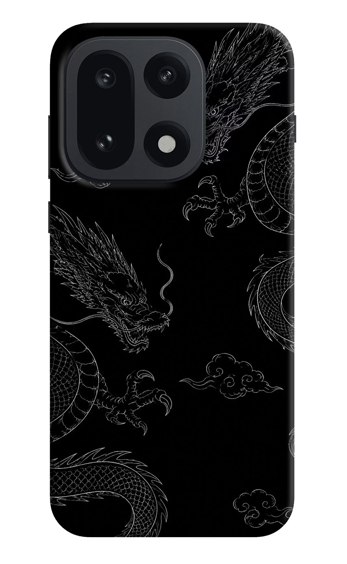 Twin Dragons OnePlus 15 Hard Case Back Cover by Casekaro