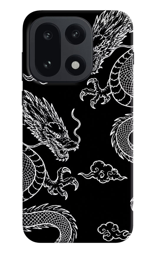 Twin Dragons OnePlus 15 Hard Case Back Cover by Casekaro
