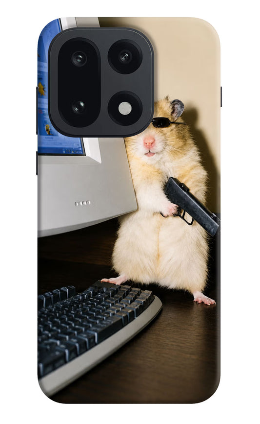 Hacker Hamster OnePlus 15 Hard Case Back Cover by Casekaro