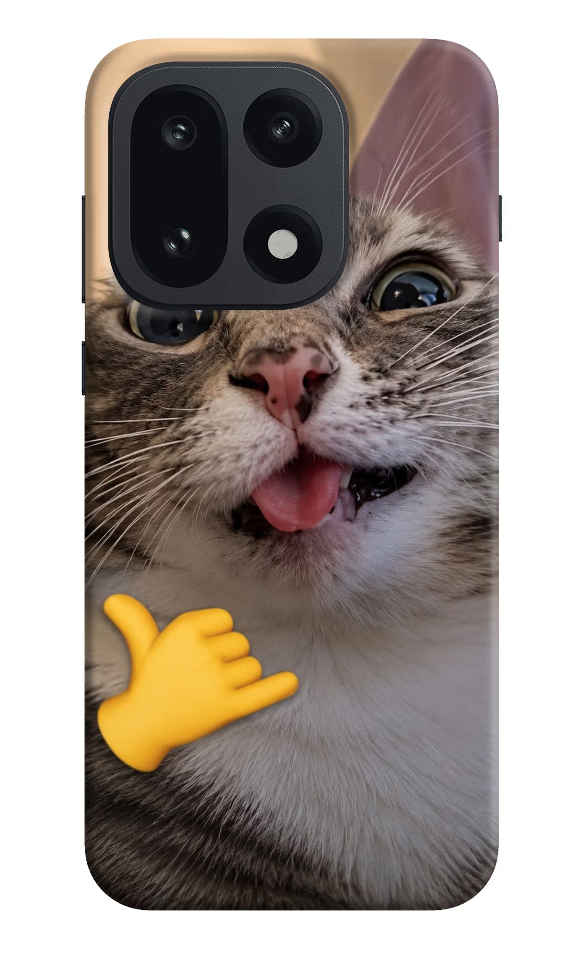 Silly Cat Call OnePlus 15 Hard Case Back Cover by Casekaro