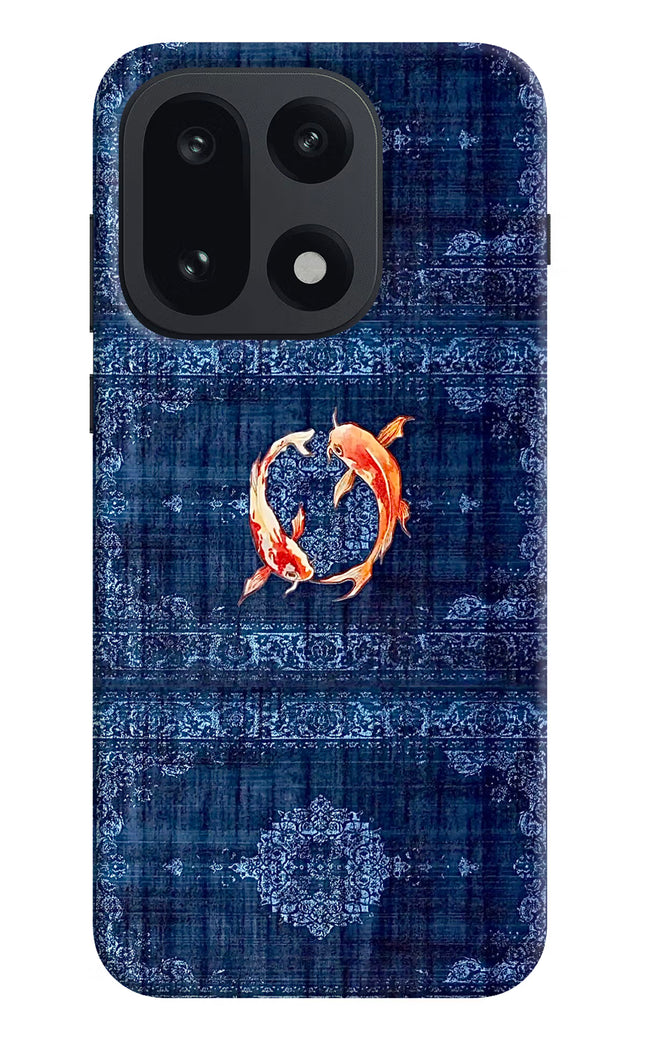 Koi Blue OnePlus 15 Hard Case Back Cover by Casekaro