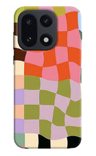 Wavy Grid OnePlus 15 Hard Case Back Cover by Casekaro