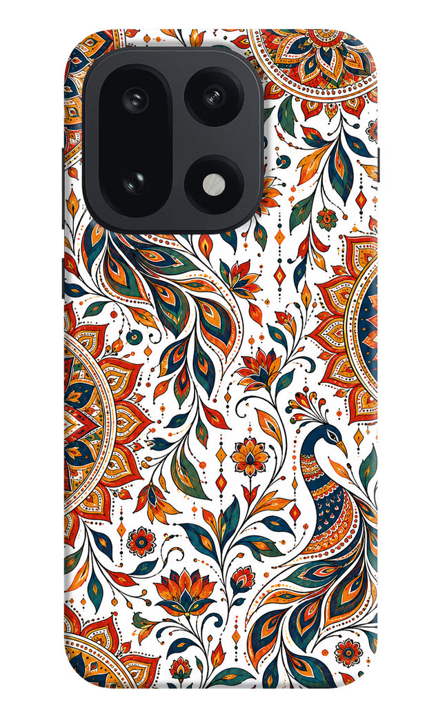 White Mayura OnePlus 15 Hard Case Back Cover by Casekaro