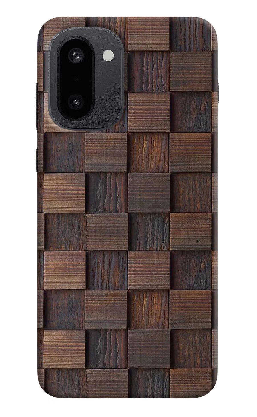 Wooden Cube Design OnePlus 15R Back Cover, Hard case