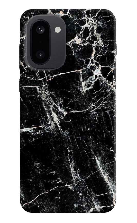 Black Marble Texture OnePlus 15R Hard Case Back Cover by Casekaro