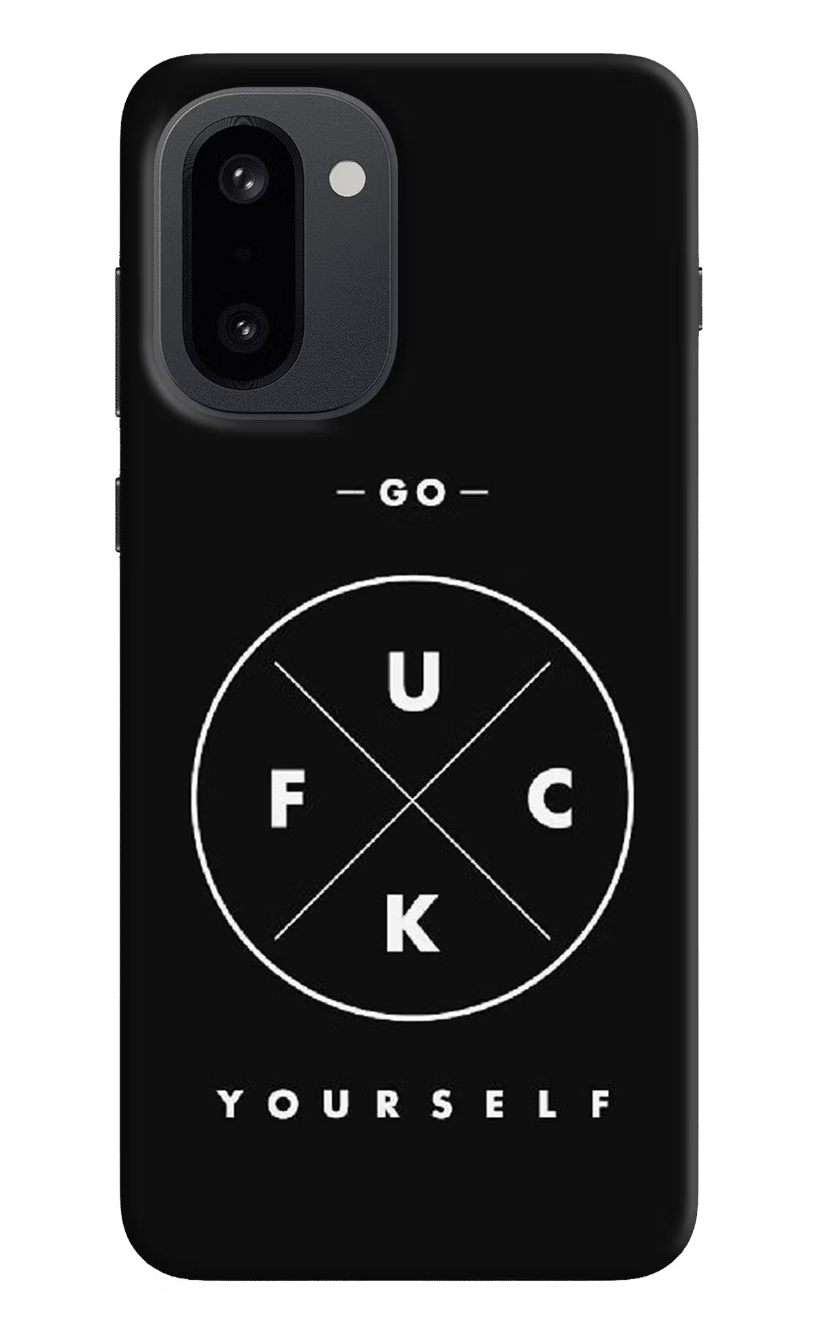 Go Fuck Yourself OnePlus 15R Hard Case Back Cover by Casekaro