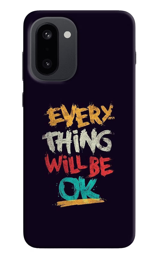Everything Will Be Ok OnePlus 15R Hard Case Back Cover by Casekaro
