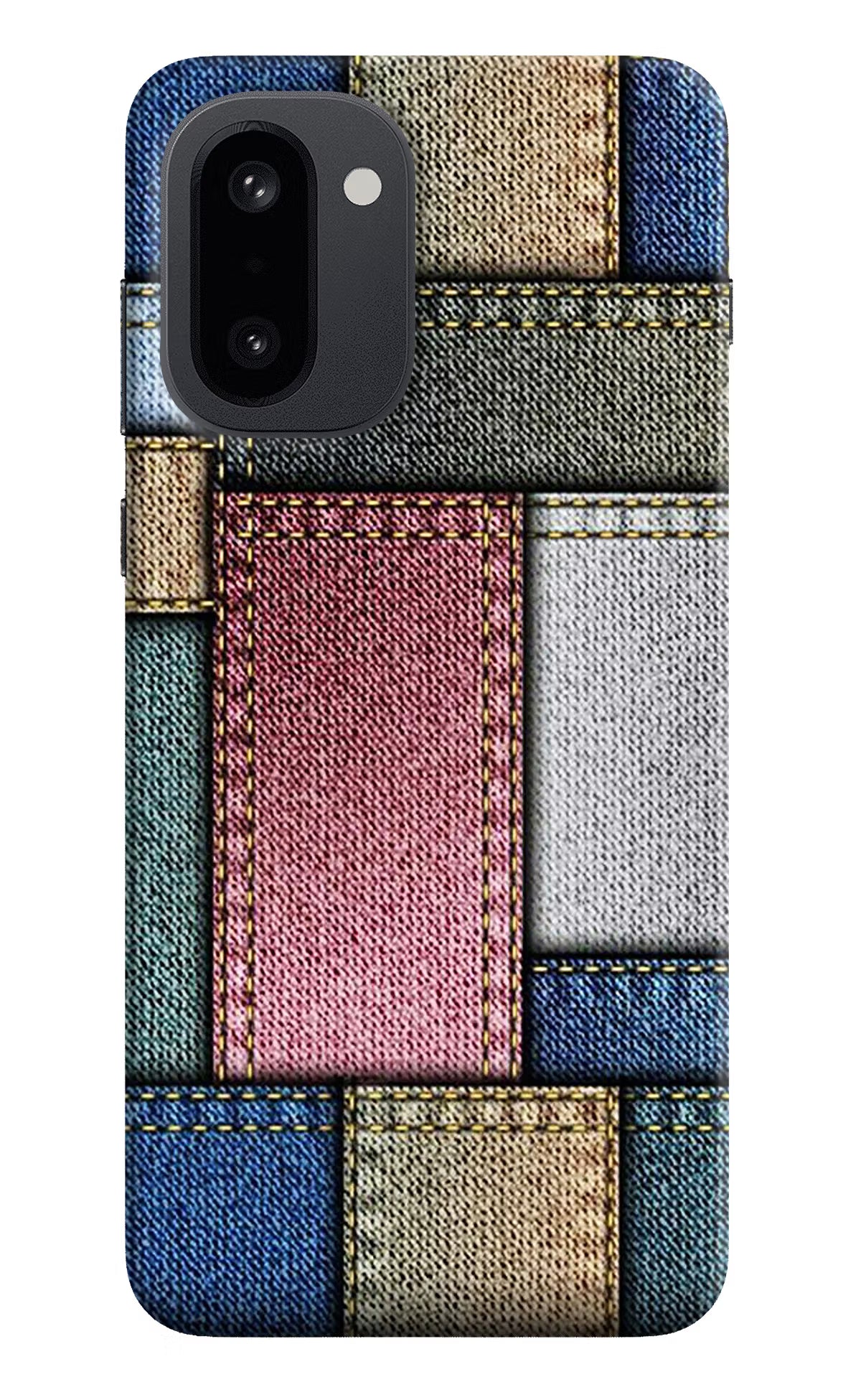 Multicolor Jeans OnePlus 15R Hard Case Back Cover by Casekaro