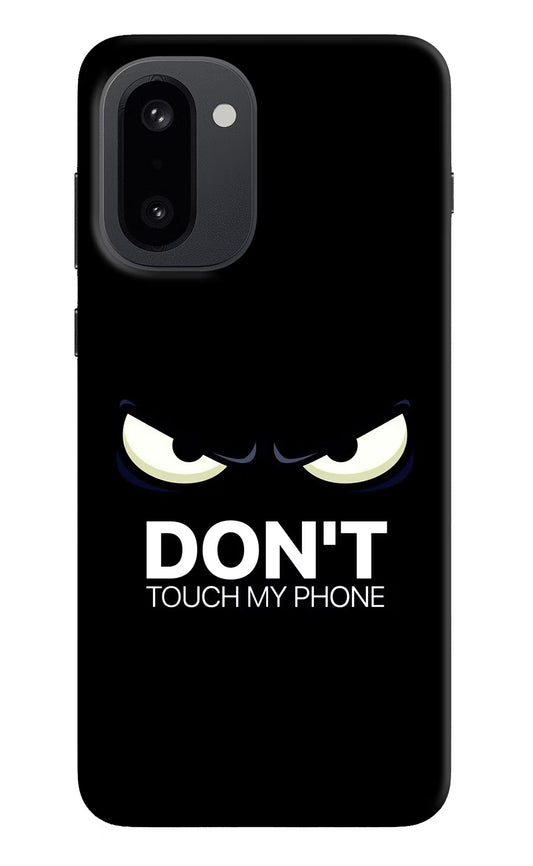 Don'T Touch My Phone OnePlus 15R Hard Case Back Cover by Casekaro