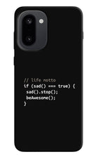 Life Motto Code OnePlus 15R Hard Case Back Cover by Casekaro