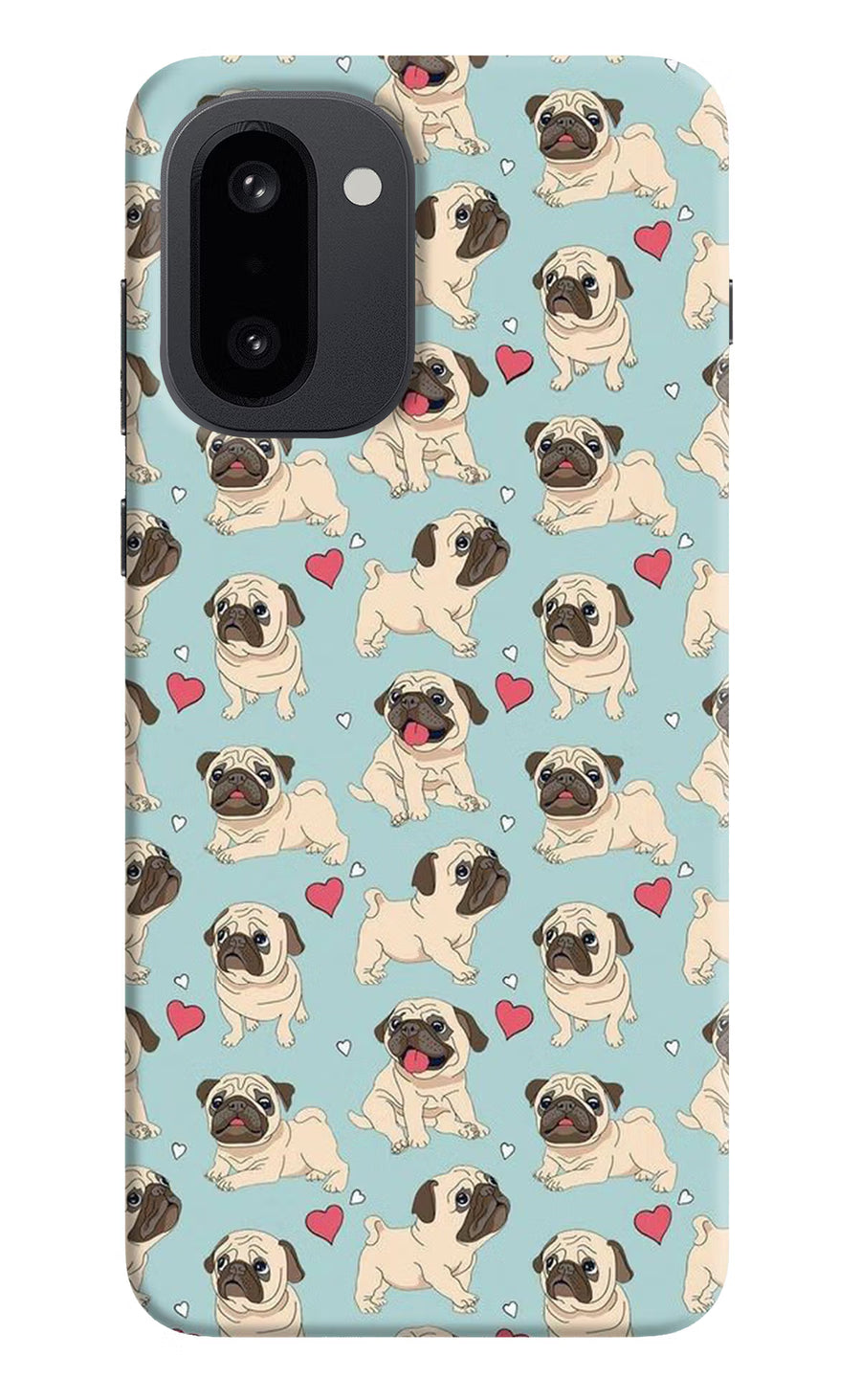 Pug Dog OnePlus 15R Back Cover, Hard case