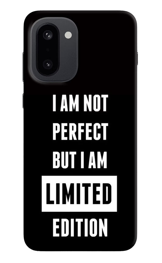 I Am Not Perfect But I Am Limited Edition OnePlus 15R Hard Case Back Cover by Casekaro