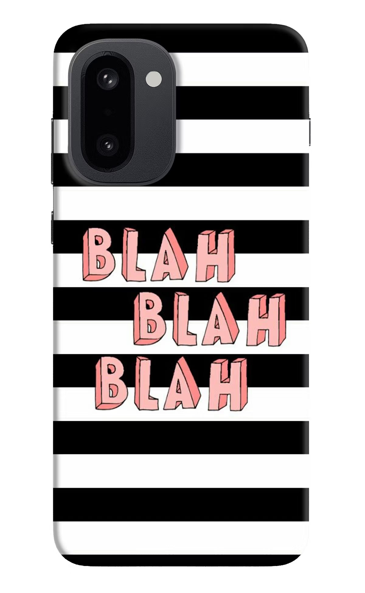 Blah Blah Blah OnePlus 15R Hard Case Back Cover by Casekaro