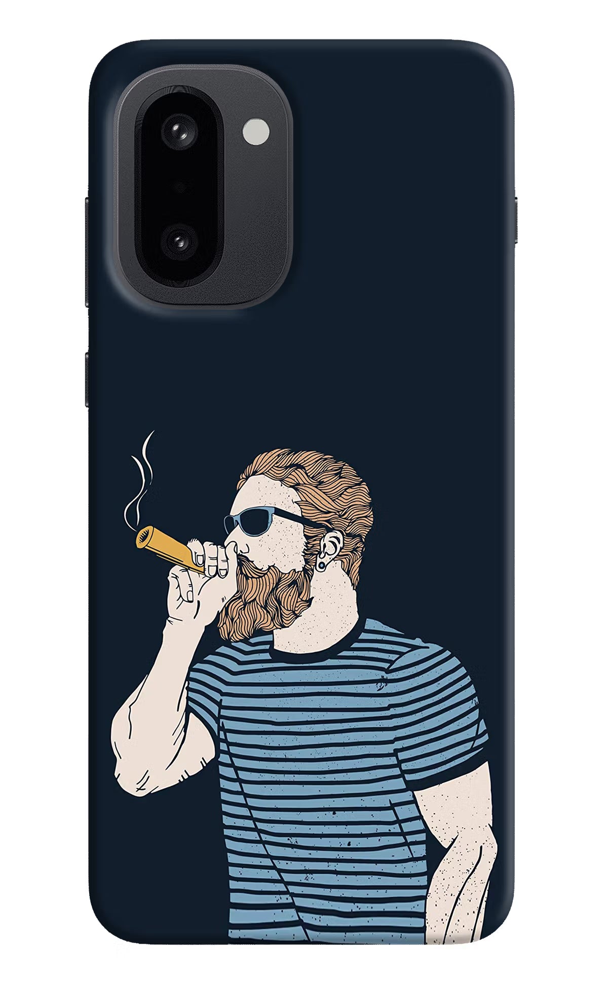 Smoking OnePlus 15R Hard Case Back Cover by Casekaro
