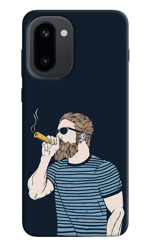 Smoking OnePlus 15R Hard Case Back Cover by Casekaro