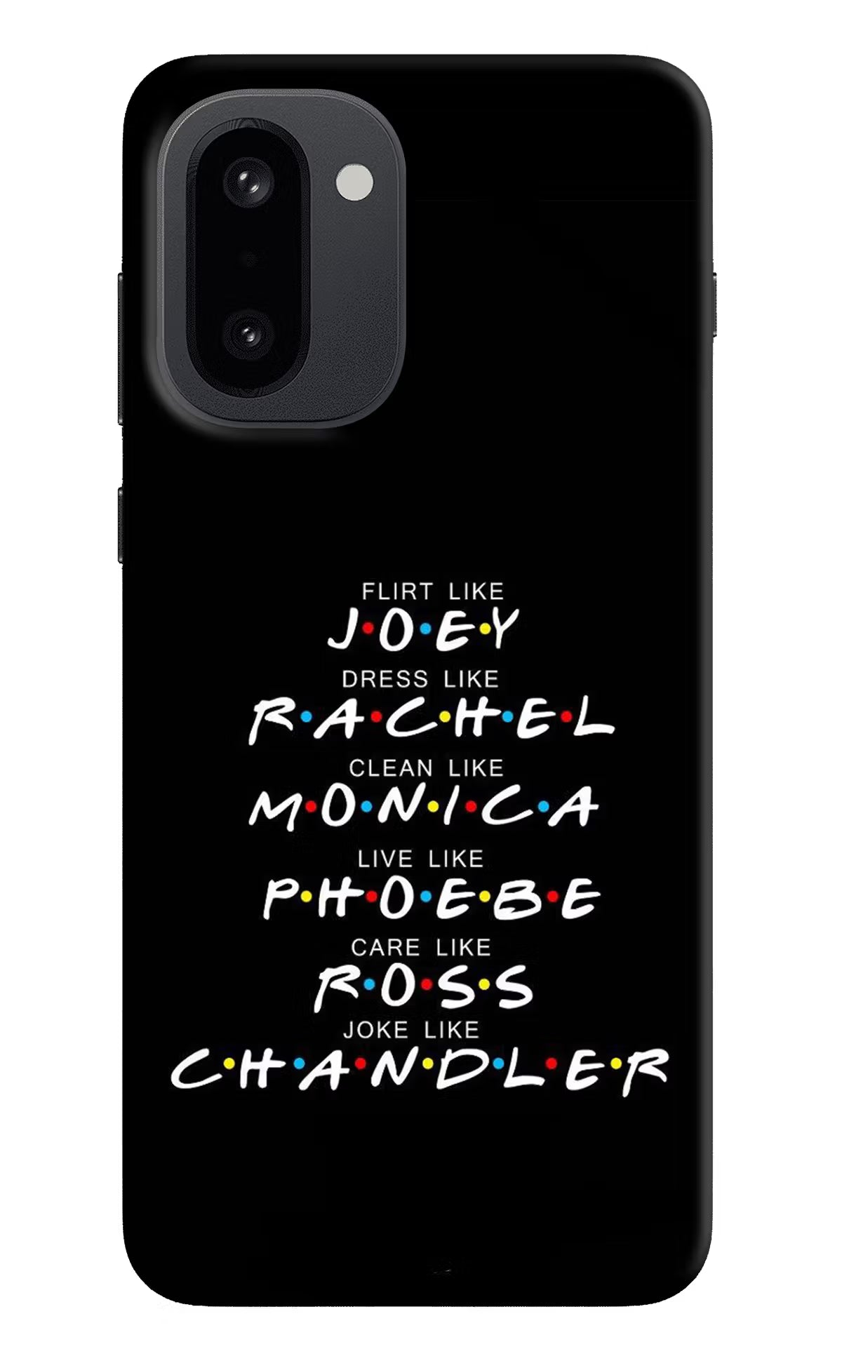 FRIENDS Character OnePlus 15R Hard Case Back Cover by Casekaro