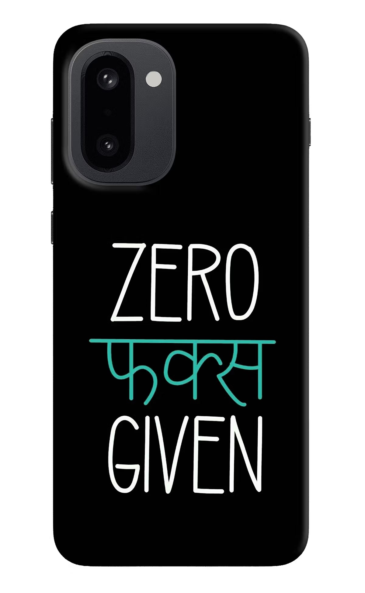 Zero Fucks Given OnePlus 15R Hard Case Back Cover by Casekaro