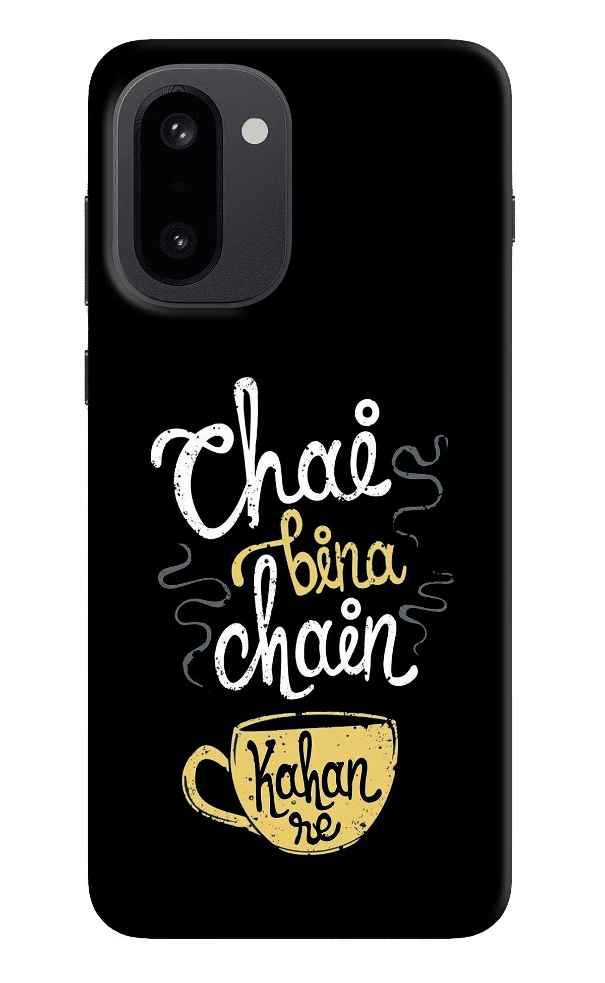 Chai Bina Chain Kaha Re OnePlus 15R Hard Case Back Cover by Casekaro