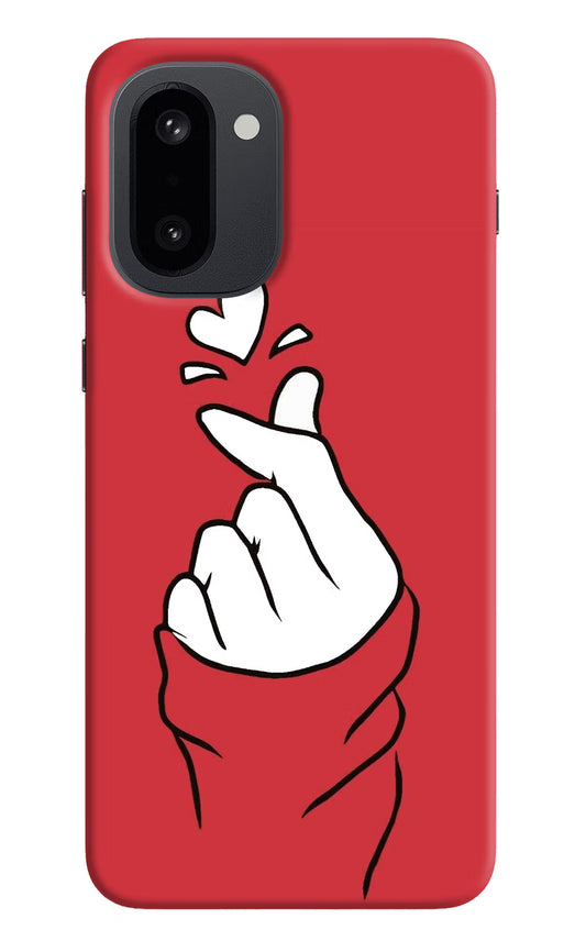 Korean Love Sign OnePlus 15R Hard Case Back Cover by Casekaro