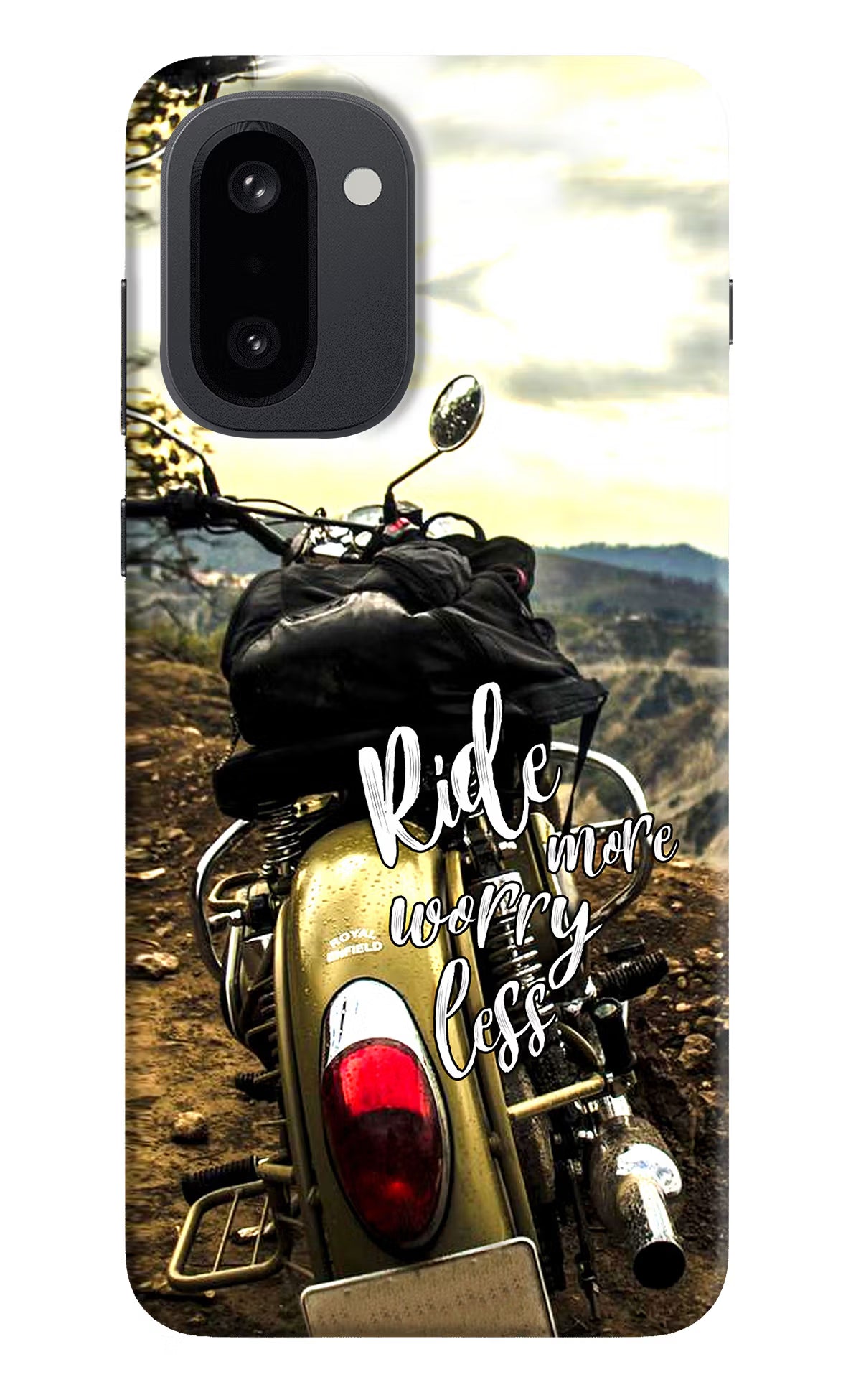 Ride More Worry Less OnePlus 15R Hard Case Back Cover by Casekaro