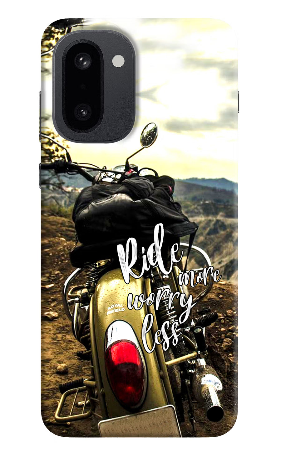 Ride More Worry Less OnePlus 15R Back Cover, Hard case