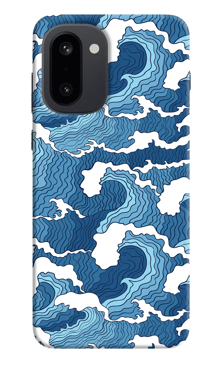 Blue Waves OnePlus 15R Back Cover, Hard case