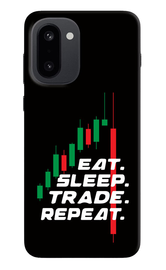 Eat Sleep Trade Repeat OnePlus 15R Hard Case Back Cover by Casekaro